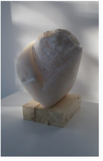 Objekt Nr. 20 a Alabasterskulptur