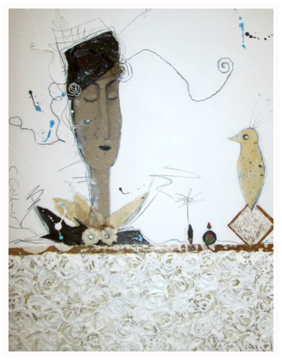 Nr.20 Mischtechnik auf Leinwand 40x50cm