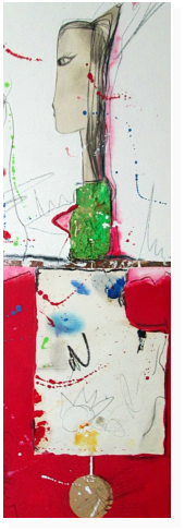 Nr.3   Mischtechnik auf Leinwand 20x60cm