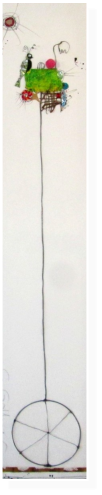 Nr.8  Balance Mischtechnik auf Leinwand 20x100cm