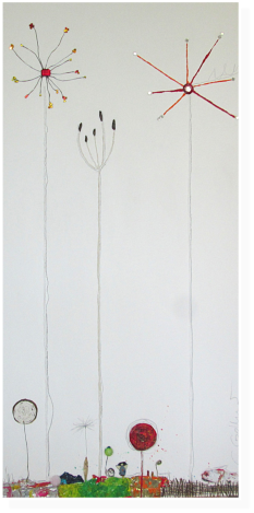 Nr.15  Mischtechnik auf Leinwand 50x100cm