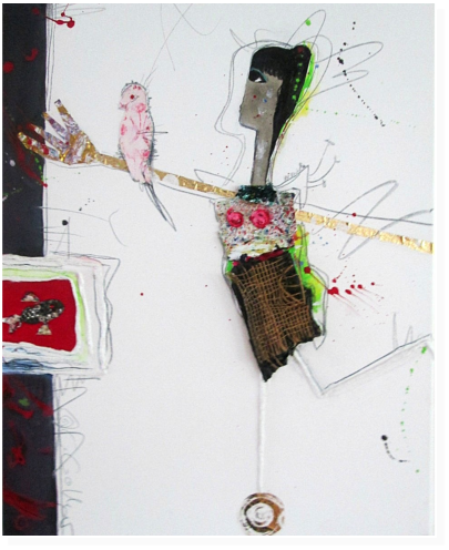 Nr.24 Mischtechnik auf Leinwand 40x50cm