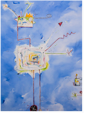 Nr.28 Mischtechnik auf Leinwand 120x120cm