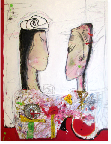 Nr.48 Mischtechnik 28x36cm