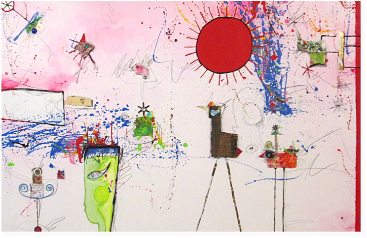 Nr.10 Mischtechnik auf Leinwand 70x100cm