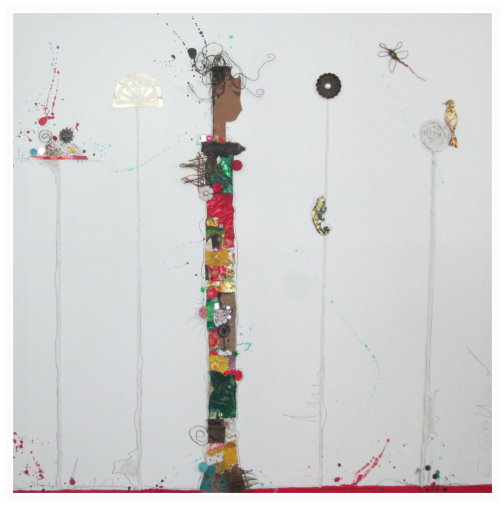 Nr.19 Mischtechnik auf Leinwand 80x80cm