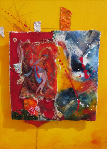 Nr.63  Scheherazade Mischtechnik 30x40cm